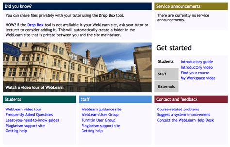 WebLearn Blog .
